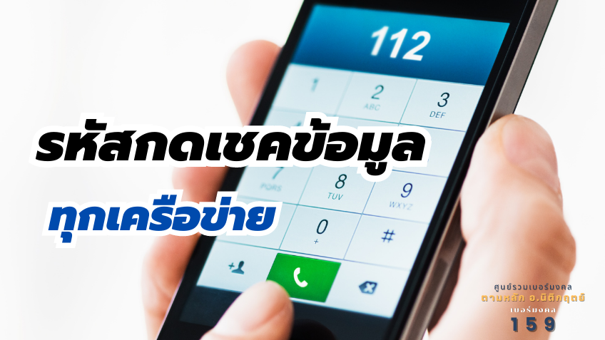 วิธีกดเช็ค ข้อมูล ต่างๆ แต่ละค่าย